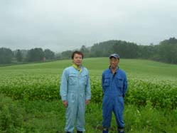 北海道産蕎麦生産者写真